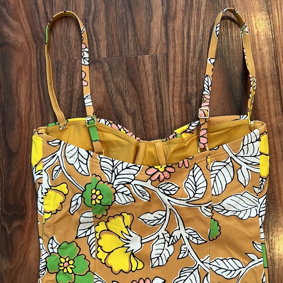 Tory Burch Printed Underwire Brown Wallpaper Floral - Picture 13 of 16